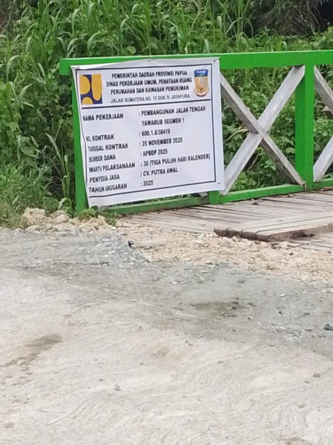 
					Lira Papua Minta Proyek di Yawarub, Keerom Harus Ditindak Gubernur dan Inspektorat !