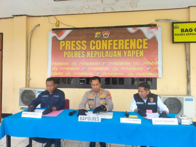 
					5 Pelaku Pengeroyokan di Taman 7 Suku Serui Hingga Tewaskan Korban Diamankan Polres Kepulauan Yapen