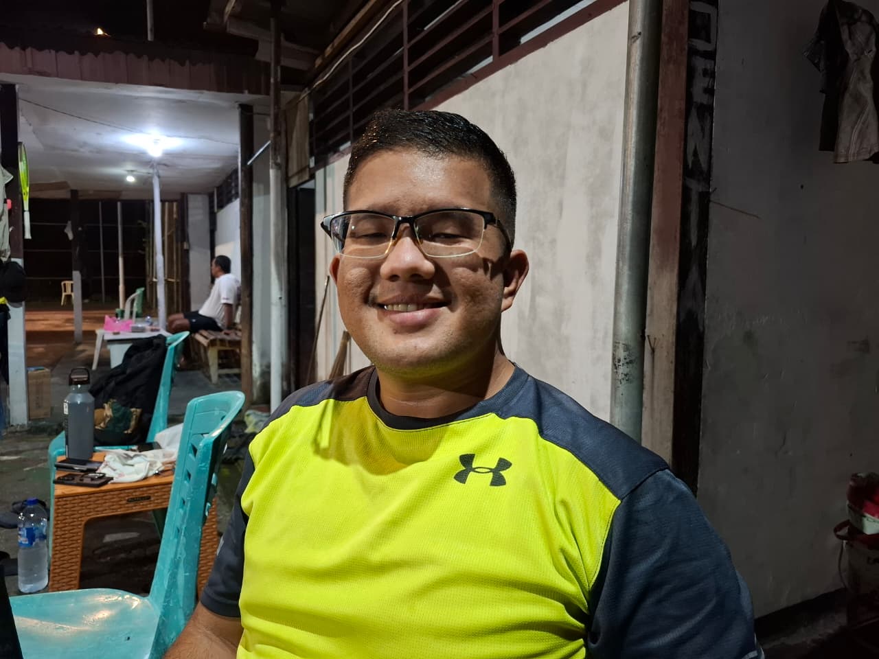 Pengurus Pelti Kabupaten Kepulauan Yapen, Djorge Diamon Logianto (foto : Ainun)