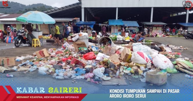 
					Media Soroti Penumpukan Sampah yang Ganggu Aktivitas di Pasar Aroro Iroro Serui