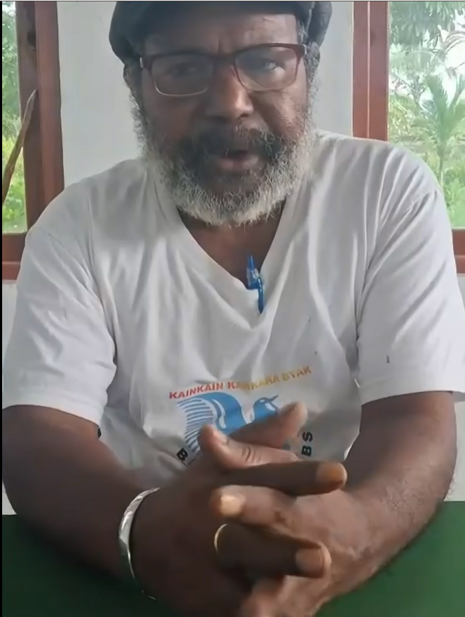 
					Apolos Sroyer Tegaskan Penolakan Masyarakat Adat Warbon, Tolak Hadiri Sosialisasi Tim BRIN